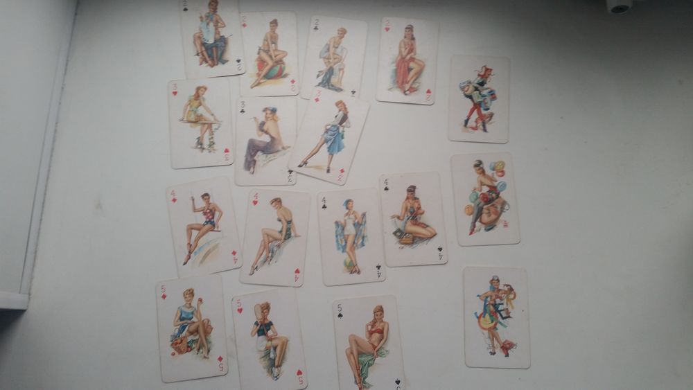 Цветные эротические игральные карты Gaiety 70-х годов.
